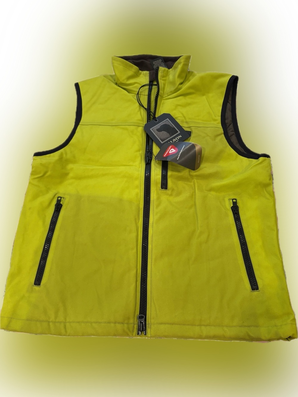 Filson tin cloth primaloft vest M new (read description)